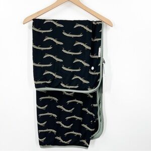 Kickee Pants Toddler Blanket Midnight Electric Eels